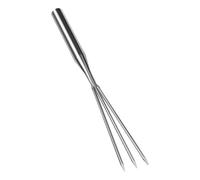 Baoblaze Rastrello Manuale, attrezzo da Giardinaggio Multiuso, Mini sarchiatore da Giardinaggio in Acciaio Inossidabile, coltivatrice per Scavare, Forca a Tre Rebbi