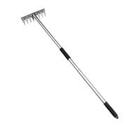 Baoblaze Rastrello per diserbo, Strumento Versatile in Acciaio Inossidabile per estirpare Le Erbacce, Strumento per Rimuovere Le Erbacce, per piantare, 8 Denti