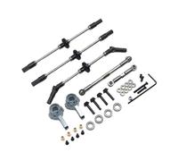 Baoblaze Rc Vehicle Axle Set Assale Differenziale Rc Assale Anteriore Posteriore Trasmissione Metallo Alberi Acciaio Cuscinetti per B16 B36 Fluidità in Curva