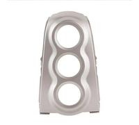 Baoblaze Rivestimento Pannello Comando Auto in Plastica con Design Contornato per Cruscotto con Rotative Montaggio a Scatto Adatto per Sostituzione Parti Danneggiate, Argento