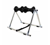 Baoblaze Rullo Massaggio Tripode Rullo Massaggio Gambe Rullo Massaggio Schiena Attrezzo Fitness Massaggiatore Manuale Struttura in Acciaio Inox Contorni, Nero