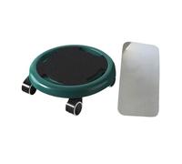 Baoblaze Rullo per Allenamento Addominale, Disco con Ruote, Slider per Esercizi Portatili con Rullo per Allenamento, per Attrezzature Fitness, Verde