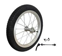 Baoblaze Ruota per rimorchio per Bicicletta, componente per rimorchio per Bicicletta, Pezzi di Ricambio pratici, Accessori ad Alte Prestazioni, Presa Forte, 12 inch