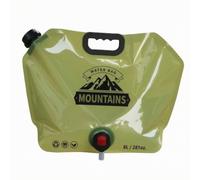 Baoblaze Sacca D' con Rubinetto da 8 Litri Tappo a Vite Ermetico, Contenitore D' Pieghevoln Rubinetto, Borraccia Pieghevole, per Campeggio