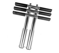 Baoblaze Scaletta Estensibile per Barche, Accessori di Imbarco in Acciaio Inox, Gradini Pieghevoli, 3 passaggi