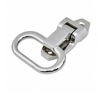 Baoblaze Scaletto Pieghevole in Acciaio Inossidabile con Superficie Ovale Antiscivolo per con Predisposti per il Fissaggio Adatta per Uso Marino E Allaperto, 118x44mm
