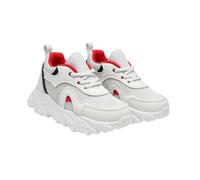 Baoblaze Scarpe da Bambola Sneakers Donna Sportive Scarpe per Action Figure Modello Corpo Accessori Vestito in Tessuto Adatte a Fotografia Gioco Model, Rifinitura Rossa