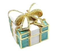 Baoblaze Scatola Decorativa Smaltata con Fiocco, Ideale Come Regalo per, Il Giorno del Ringraziamento o Un Compleanno.