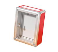 Baoblaze Scatola per donazioni con serratura, scatole trasparenti per cartoline regalo, contenitore per raccolta fondi, scatola di beneficenza per suggerimenti, Slot Superiore