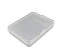 Baoblaze Scatola Porta Carte Organizer Multiuso Contenitore Rettangolare Custodia Trasparente PP per Documenti Gioielli Componenti Accessori Adatta a Ufficio, 10.5x7.5x1.8cm