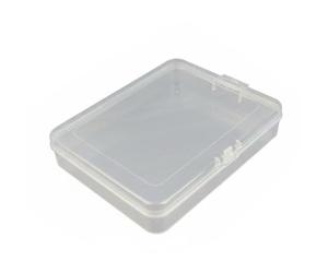 Baoblaze Scatola Porta Carte Organizer Multiuso Contenitore Rettangolare Custodia Trasparente PP per Documenti Gioielli Componenti Accessori Adatta a Ufficio, 10.5x7.5x1.8cm