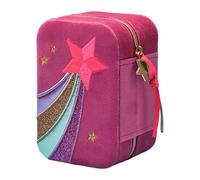 Baoblaze Scatola portaoggetti per Gioielli, portagioie, portaoggetti da scrivania Multifunzionale, portagioie Decorativo da Donna, Custodia da Viaggio per