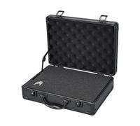Baoblaze Scatola portautensili portatile con inserto in schiuma, custodia da viaggio in alluminio, organizer per parti di utensili per magazzino esterno e, Nero, 33x24x10 Cm