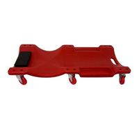 Baoblaze Scorrevole per Riparazione con Struttura Compatta E Cuscino Nero Ergonomico Robuste Ruote per Movimento E Stabile Adatto per Manutenzione Automobilistica in Basso, Rosso