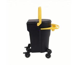 Baoblaze Secchio Lavaggio Auto Secchio per Lavaggio Secchio con Manico Secchio con Coperchio in Polipropilene con Base Interna a Griglia E Struttura
