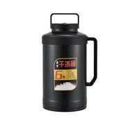 Baoblaze Secchio per ghiaccio secco Barattolo dedicato per ghiaccio secco in acciaio inossidabile Bottiglia termica grande da 6 litri per ristoranti per