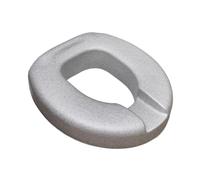 Baoblaze Sedile WC rialzato Universale Pratico Impermeabile Lavabile Comodo Cuscino Rialzo per Sedile WC, Grigio