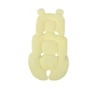 Baoblaze Seggiolino per bambini Cuscino per seggiolino Imbottitura morbida Traspirante Materasso per carrello Materassino morbido Seggiolino per auto Cuscino, Giallo