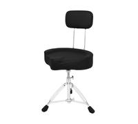 Baoblaze Seggiolino per Batteria con Schienale | Imbottito, Ergonomico, Sgabello con sella con Schienale, per Sala Prove