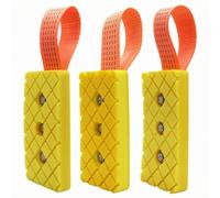 Baoblaze Set da 3 Dispositivi per La Riparazione Ammaccature Auto con Cinghia di Sollevamento Arancione E Punti di Aggancio in Metallo per Il Raddrizzamento di
