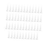 Baoblaze Set di 50 ugelli per calafataggio, strumenti di finitura, riparazioni, forniture leggere, applicatori di ugelli per calafataggio per pareti di, Lunghezza 6.5 Cm