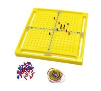 Baoblaze Set di tavolette geometriche in legno Strumento di apprendimento delle equazioni lineari Asse Xy Tavola forata educativa Strumento didattico per