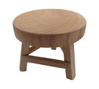 Baoblaze Sgabello in Legno per Piante, Sgabello per Piante, Rotondo per Interni ed Esterni, portavasi per Fiori, per Ufficio, Soggiorno, Decorazione per la