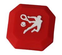 Baoblaze Smorzatore di Vibrazioni per Racchetta da Tennis, Evita Le Vibrazioni, Regali, Forniture, Silicone, per Principianti, Ammortizzatore per Racchetta da, Rosso