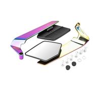 Baoblaze Specchietti Retrovisori per i con Viti M8, Facili Da Installare, Pieghevoli, Antiurto, Alla Moda, Regolabili, Multicolore