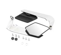 Baoblaze Specchietti Retrovisori per i con Viti M8, Facili Da Installare, Pieghevoli, Antiurto, Alla Moda, Regolabili, Argento