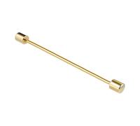 Baoblaze Spilla da Uomo per colletti, Camicie, Cravatte, Forma cilindrica, Elegante fermacravatta, per Matrimonio, Casual, Uscita, Cena, Festa, Oro