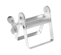 Baoblaze Spremi-tubetti per dentifricio, estrusore per vernice cosmetica, dispenser per pasta rotante per crema per le mani, Argento