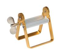 Baoblaze Spremi-tubetti per dentifricio, estrusore per vernice cosmetica, dispenser per pasta rotante per crema per le mani, Oro