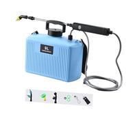 Baoblaze Spruzzatore Elettrico per Piante da 9 Litri, con Ricarica USB, per Auto, per la Pulizia della casa, Leggero, con Bacchetta Estensibile, Interruttore Blu a 2 velocità