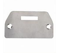Baoblaze Staffa di Fissaggio per Il Cuscino del Sedile del Carrello da Golf in Metallo Resistente con Due Circolari E Una Fessura Oblunga per Il Supporto del