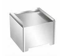Baoblaze Stampo per Tofu in Acciaio Inox con Pressa E Tessuto Filtrante per Preparare Tofu Adatto per Domestica E Appassionati di Vegetariana, 12x16x9cm