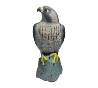 Baoblaze Statua Esca, spaventapasseri per spaventare, protettore del Giardino, Scultura di Falco per Il Cortile del Giardino 'Orchard Hotel, Occhi Neri