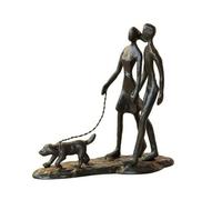 Baoblaze Statuetta con Cornice a Cuore Romantica | Design Astratto Moderno, Scultura di Coppia, Stile Europeo, Statuetta di Coppia, per Anniversario, Cuore