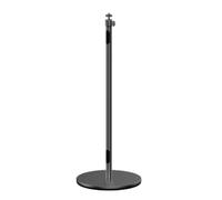 Baoblaze Support Stand Supporto Proiettore Pavimento Colonna Telescopica con Snodo Regolabile E Piedistallo Pesato in Lega di Alluminio E Acciaio Adatto per, Nero, Altezza Regolabile 250-760
