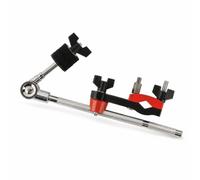 Baoblaze Supporto Estensione Braccio Piatto Batteria in Metallo con Morsetto Regolabile E Manicotto Ammortizzante per, Estensione Per Piatto 33.5cm