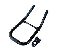 Baoblaze Supporto per Bicicletta, Manubrio di Toro, Nero, componente Professionale, Facile Installazione, ricambi, Forniture, Lega di Alluminio Stabile, Morsetto da 35 Mm