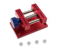 Baoblaze Supporto per cassa dell'orologio Apri-cassa posteriore dell'orologio Regolabile Pratico per orologiaio Portatile Base per la rimozione dell'orologio, Rosso