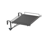 Baoblaze Supporto per portaoggetti per armadietto, supporto per prolunga da banco, accessori da cucina pieghevoli, per porta armadietto per cucina, Nero