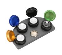 Baoblaze Supporto per tazza di olio per orologi, strumento per l'immersione nell'olio per orologi, strumento di riparazione, porta tazze di, 4 Piatti D'olio