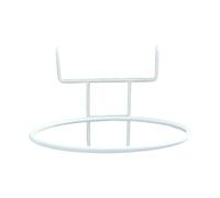 Baoblaze Supporto per Vasi da Fiori, Espositore per Ringhiera, Portavasi da Balcone, Bianco