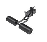 Baoblaze Supporto Regolabile per Squat Rack con Rulli per Gambe Accessorio per Palestra Domestica Braccio con Fori di Regolazione Montaggio a Morsetto su