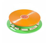 Baoblaze Tavola di Equilibrio Bambini Tavola Rotante Piattaforma Gioco Dispositivo Vestibolare Disco Girevole con Tre Altezze Regolabili E Base Antiscivolo in, Array, Arancione