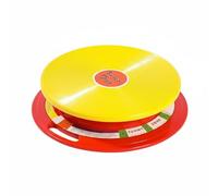 Baoblaze Tavola di Equilibrio Bambini Tavola Rotante Piattaforma Gioco Dispositivo Vestibolare Disco Girevole con Tre Altezze Regolabili E Base Antiscivolo in, Array, Giallo