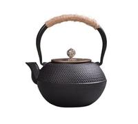Baoblaze Tecaia Giapponese in Ghisa con Coperchio in Rame per Infusione E Servizio Del Tè con Beccuccio Curvo E Manico Avvolto Adatta per Uso Quotidiano E Decorazione Domestica, Stile A