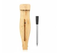 Baoblaze Termometro da Cucina Termometro Barbecue Sonda Alimenti Termometro Termometro Digitale Connessione App Acciaio, Sonda Corta, Modello Normale Bottiglia Di Vino Con Magnete
